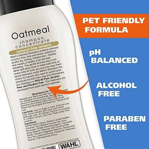 Wahl Oatmeal Shampoo For Cats (Get Free Wahl Nail Scissor)