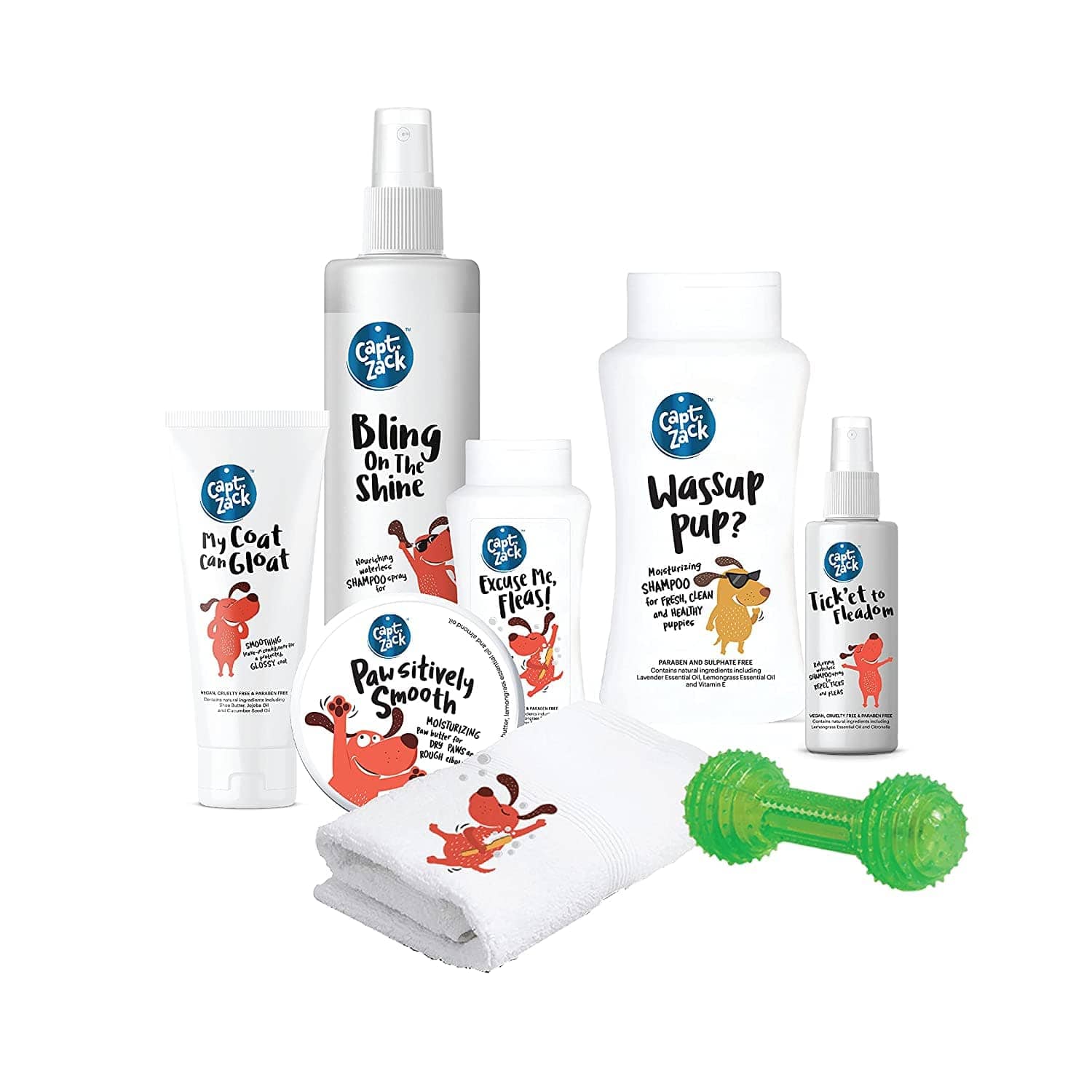 Captain Zack The Pug Groom Box for Dogs