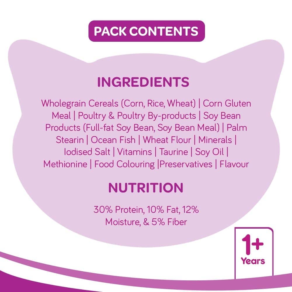 Whiskas Ocean Fish Adult 1+ years Cat Dry Food