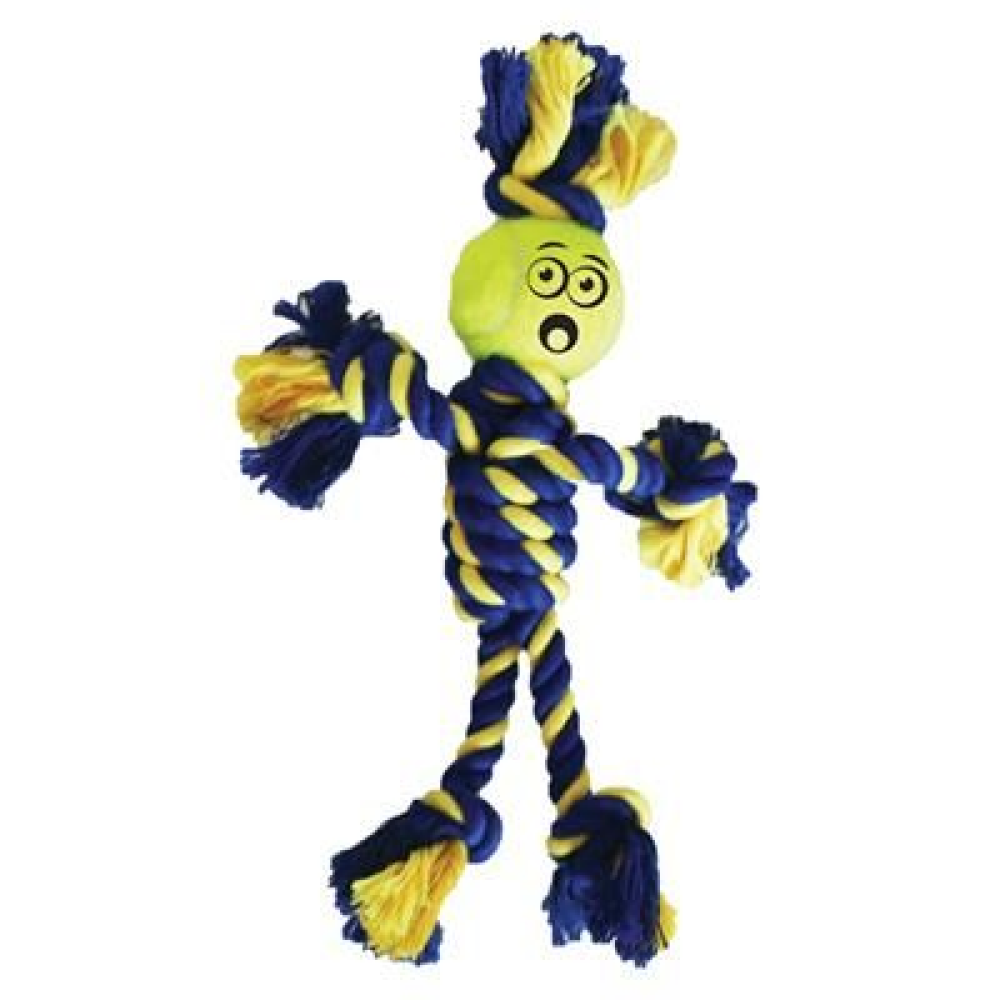 Petsport Braided Rope Rasta Man with Tennis Ball