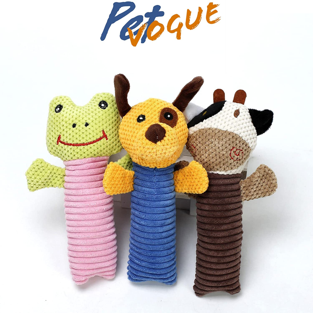 Pet Vogue Frog Shaped Plush Toy for Dogs