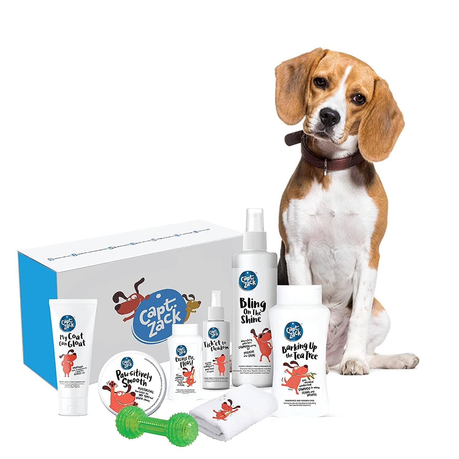 Captain Zack The Beagle Groom Box for Dogs