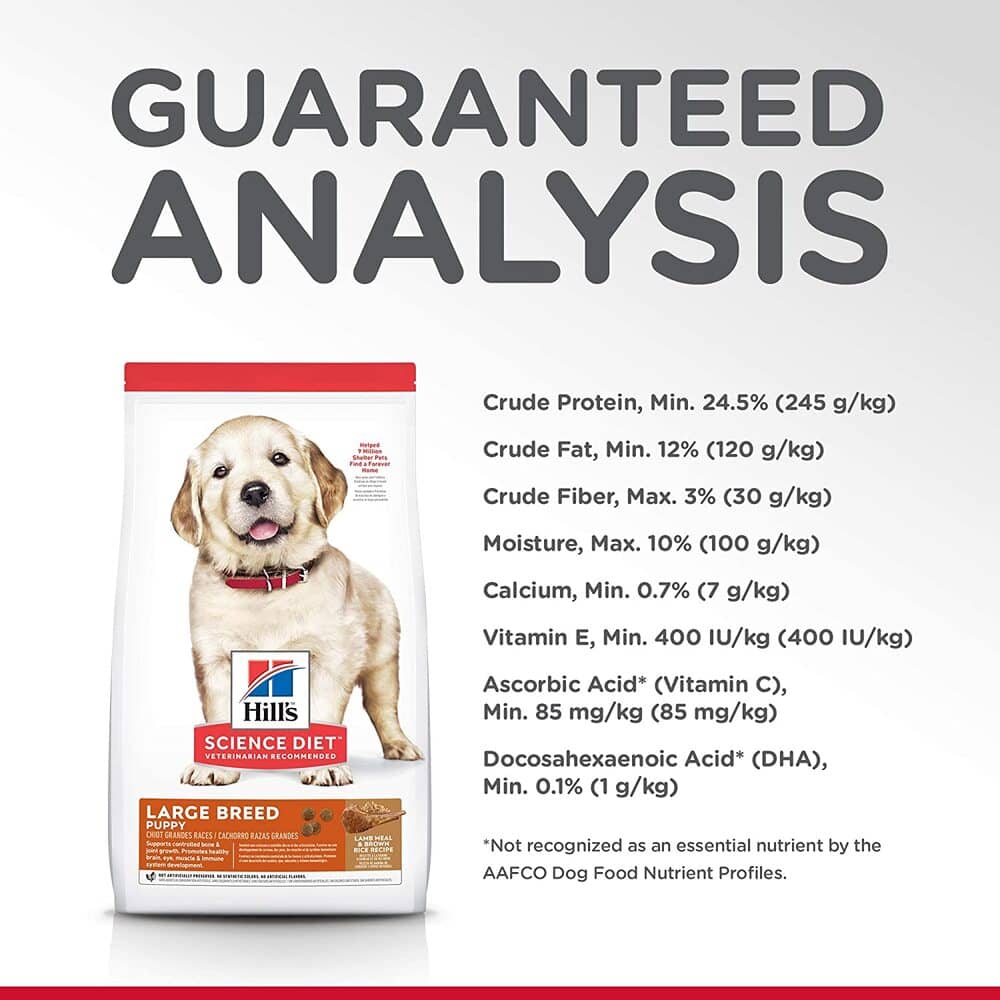 Hills Science Diet Lamb Meal & Brown Rice Recipe Large Breed Puppy Dry Food