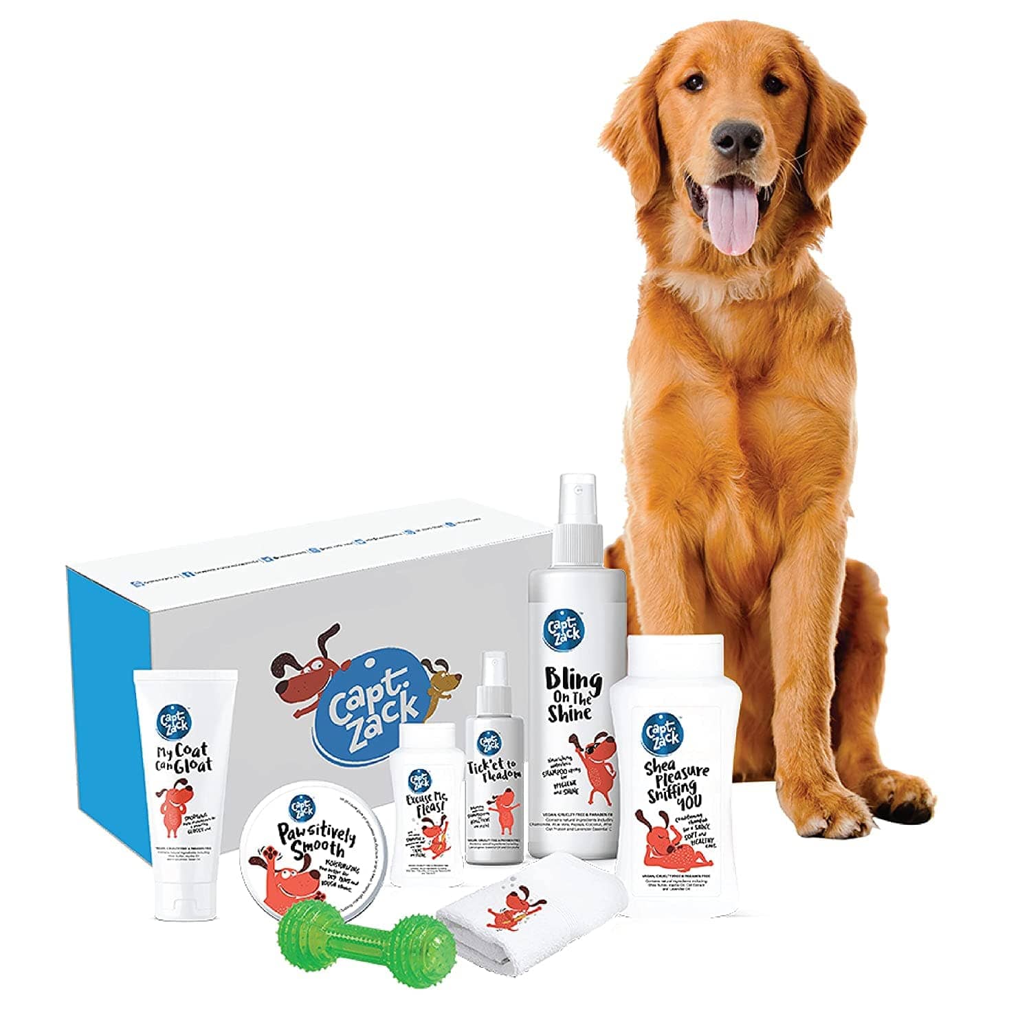 Captain Zack The Golden Retriever Box for Dogs