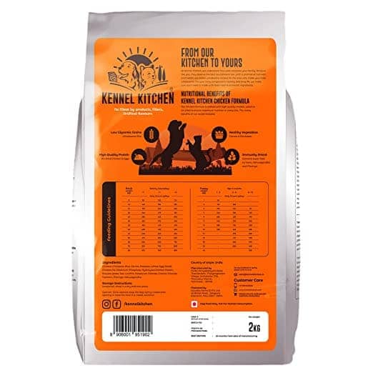 Kennel Kitchen Chicken Recipe Dog Dry Food for Adults & Puppies