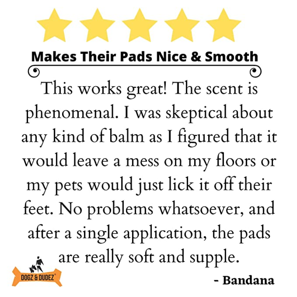 DOGZ & DUDEZ Mango Butter Paw Cream for Pets