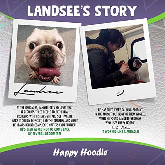 Happy Hoodie for Pets (Black - Pack of 2)