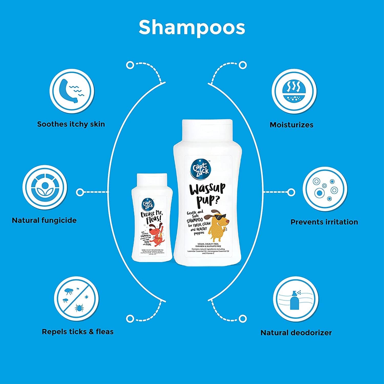 Captain Zack The Pug Groom Box for Dogs