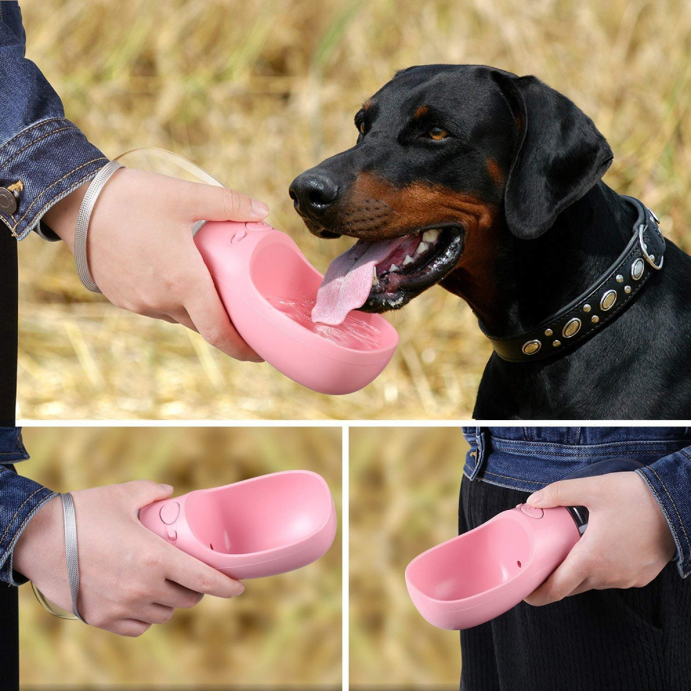 Kiki N Pooch Pink Bottle for Pets