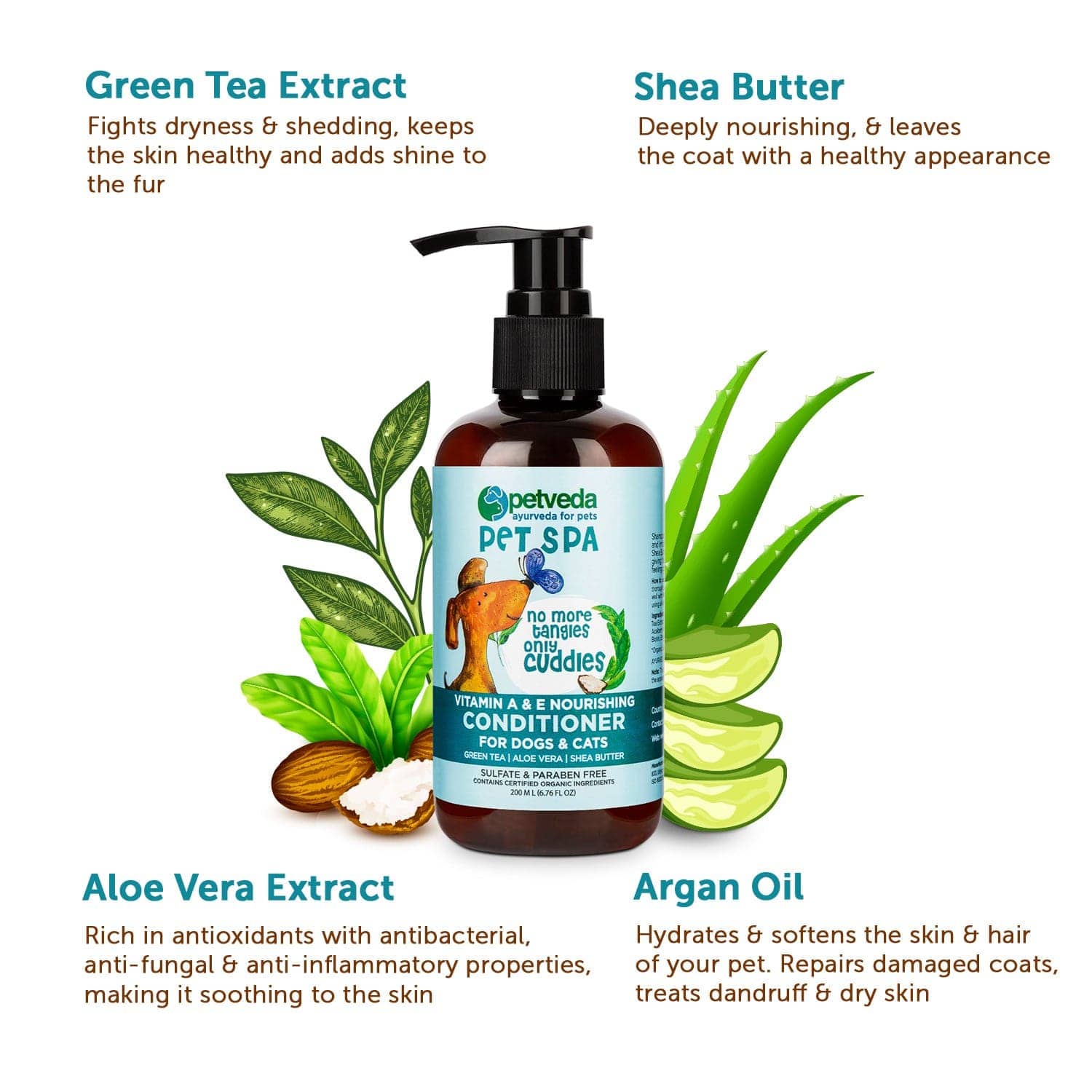Petveda Pet Spa Vitamin A & E Nourishing Conditioner for Pets