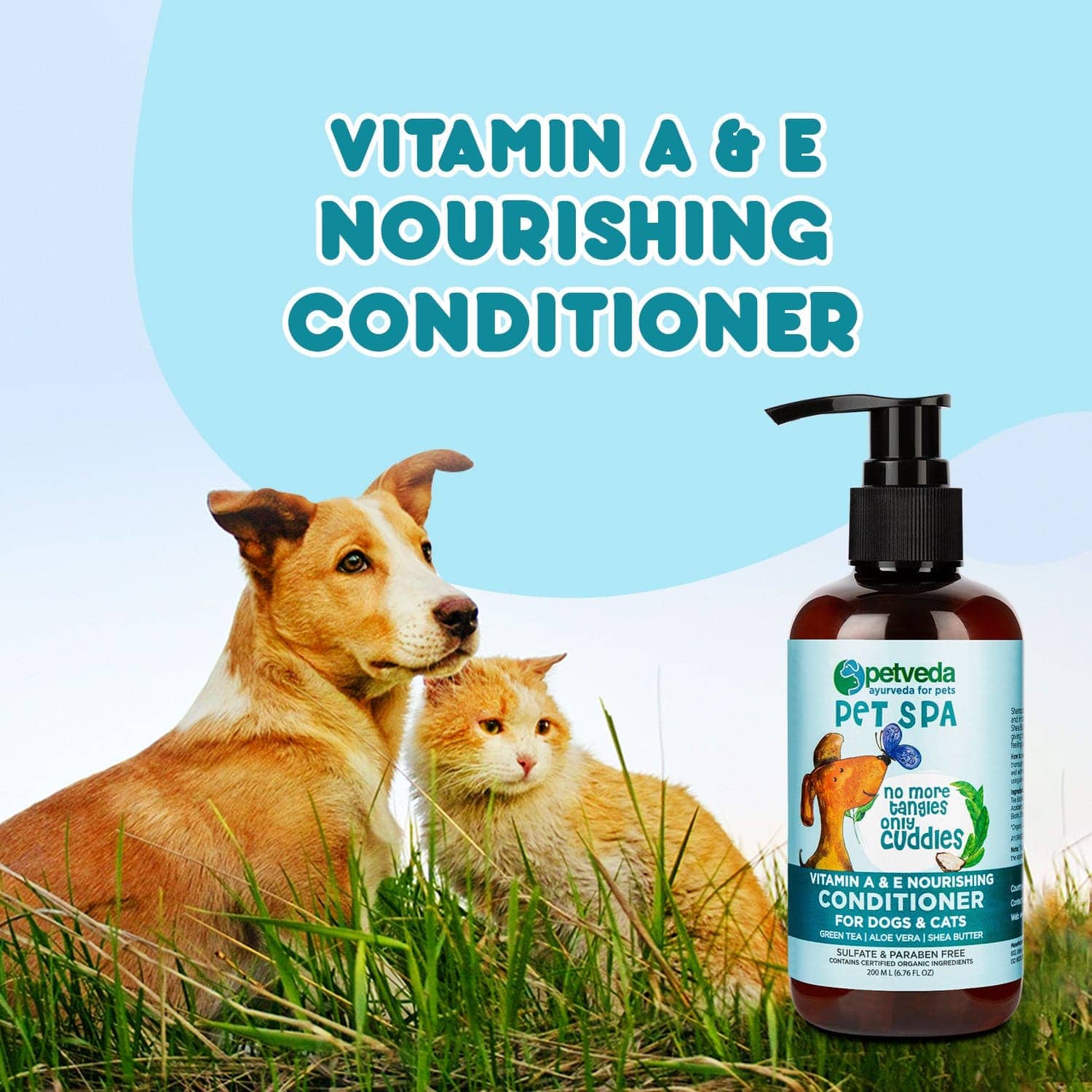 Petveda Pet Spa Vitamin A & E Nourishing Conditioner for Pets