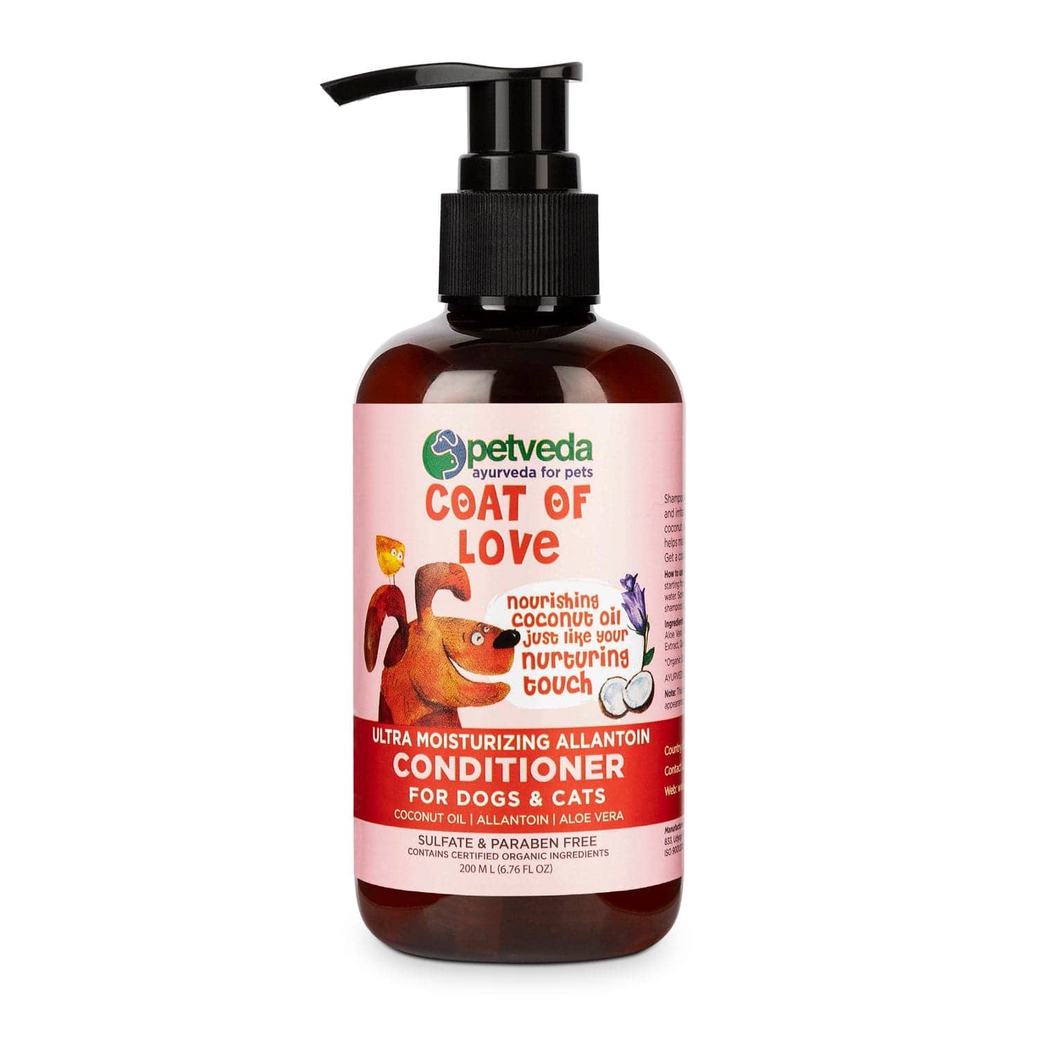 Petveda Coat of Love Coconut Conditioner for Pets