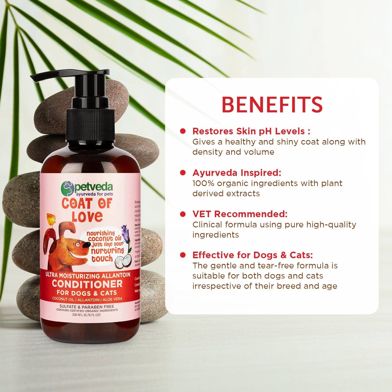 Petveda Coat of Love Coconut Conditioner for Pets