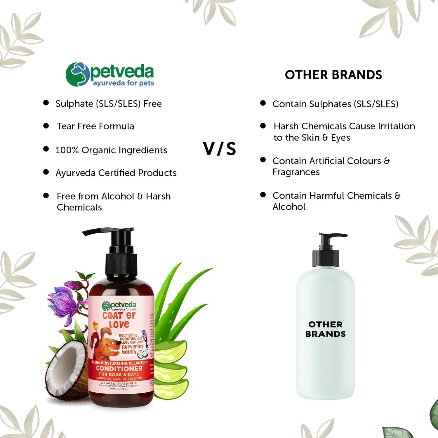 Petveda Coat of Love Coconut Conditioner for Pets