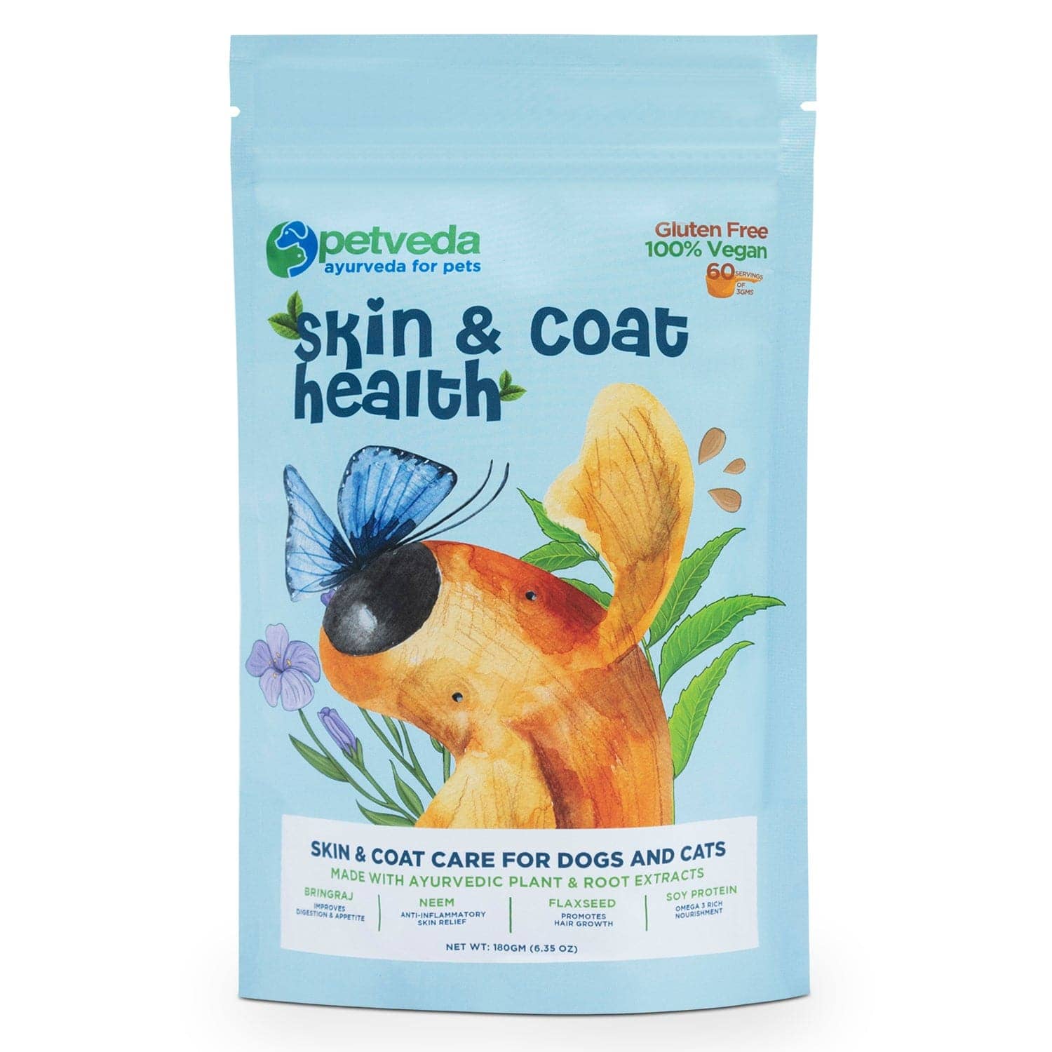 Petveda Skin and Coat Health Supplements for Pets