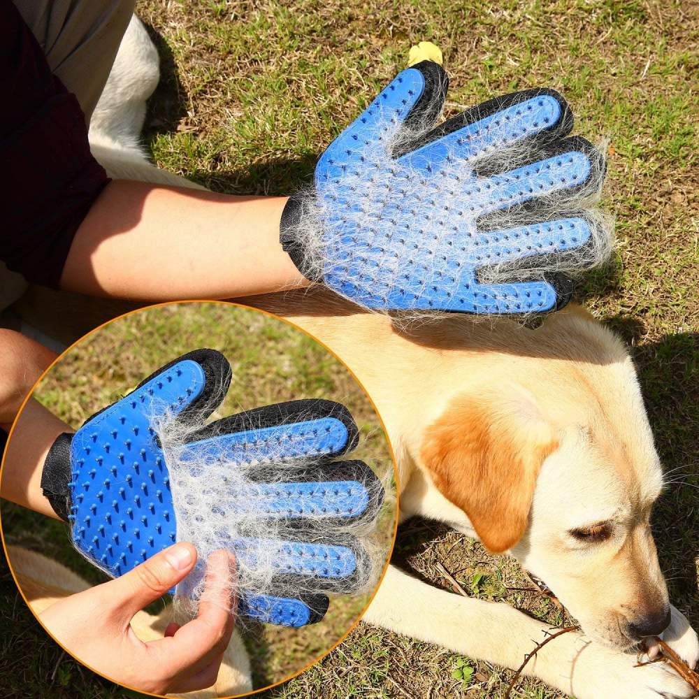 Kiki N Pooch True Touch Grooming Gloves for Pets