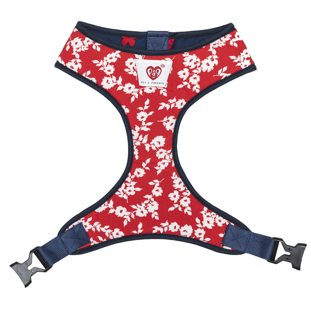 Pet And Parents (Namaste Pets) Floral Butterfly Reversible Harness for Dogs