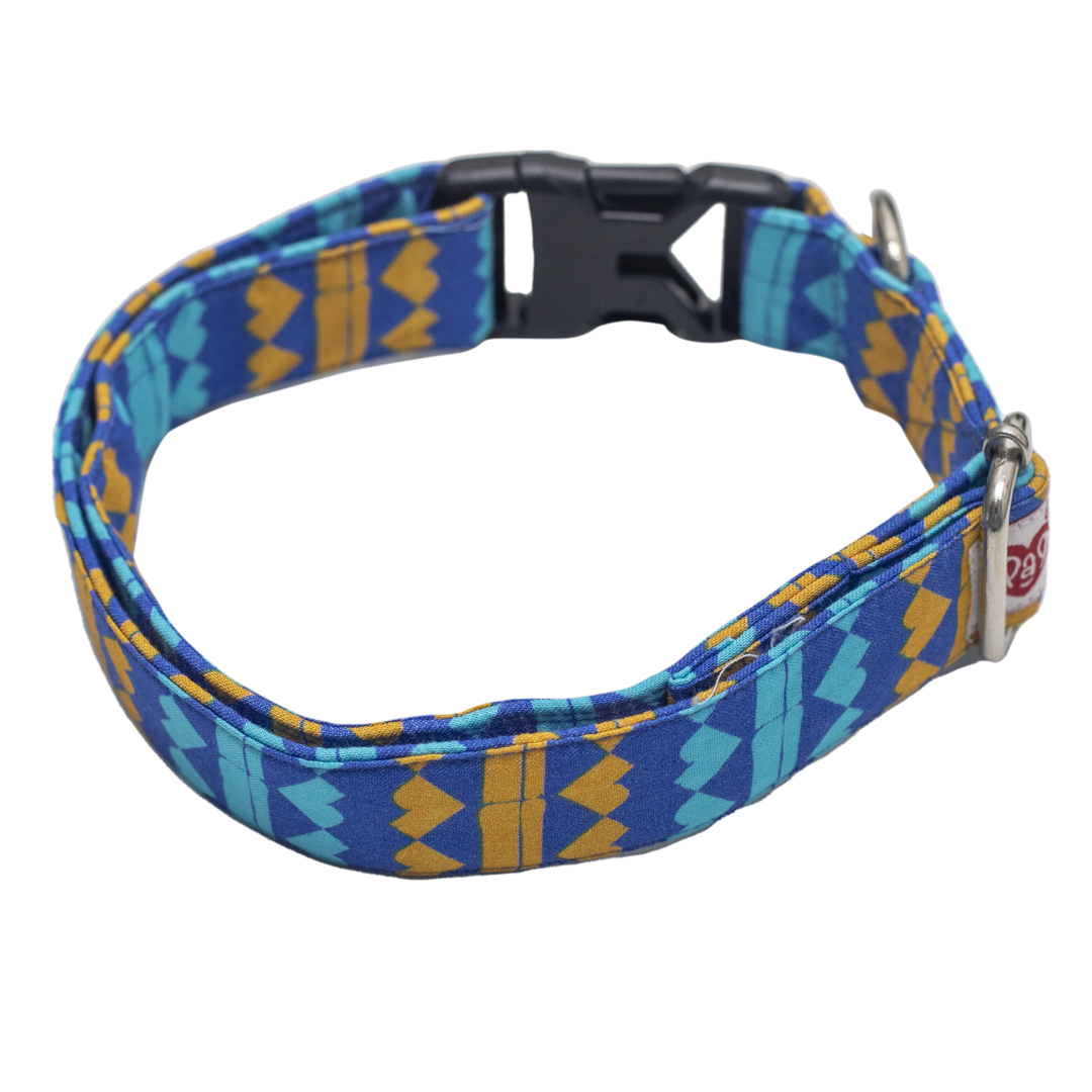 Pet And Parents (Namaste Pets) Heart Print Collar for Dogs