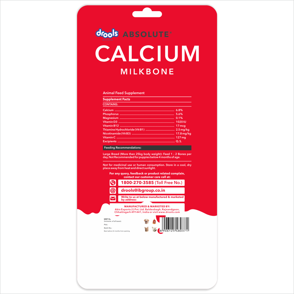 Drools Absolute Calcium Bone for Large Dogs