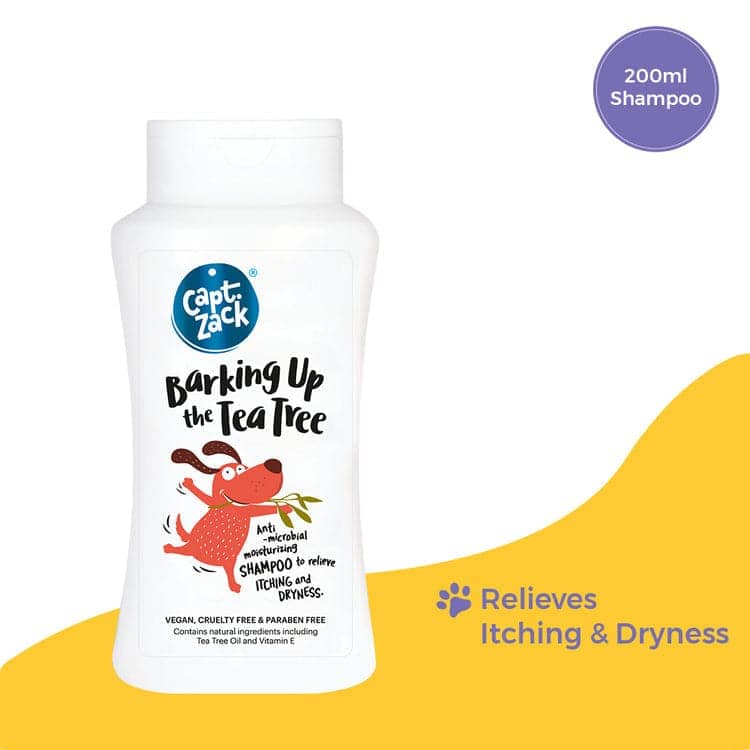 Captain Zack Barking Up The Tea Tree Shampoo for Dogs