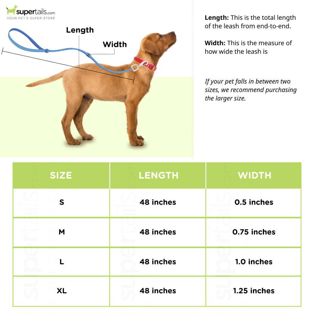 Pets Like Spun Polyester Leash for Dogs (Red)