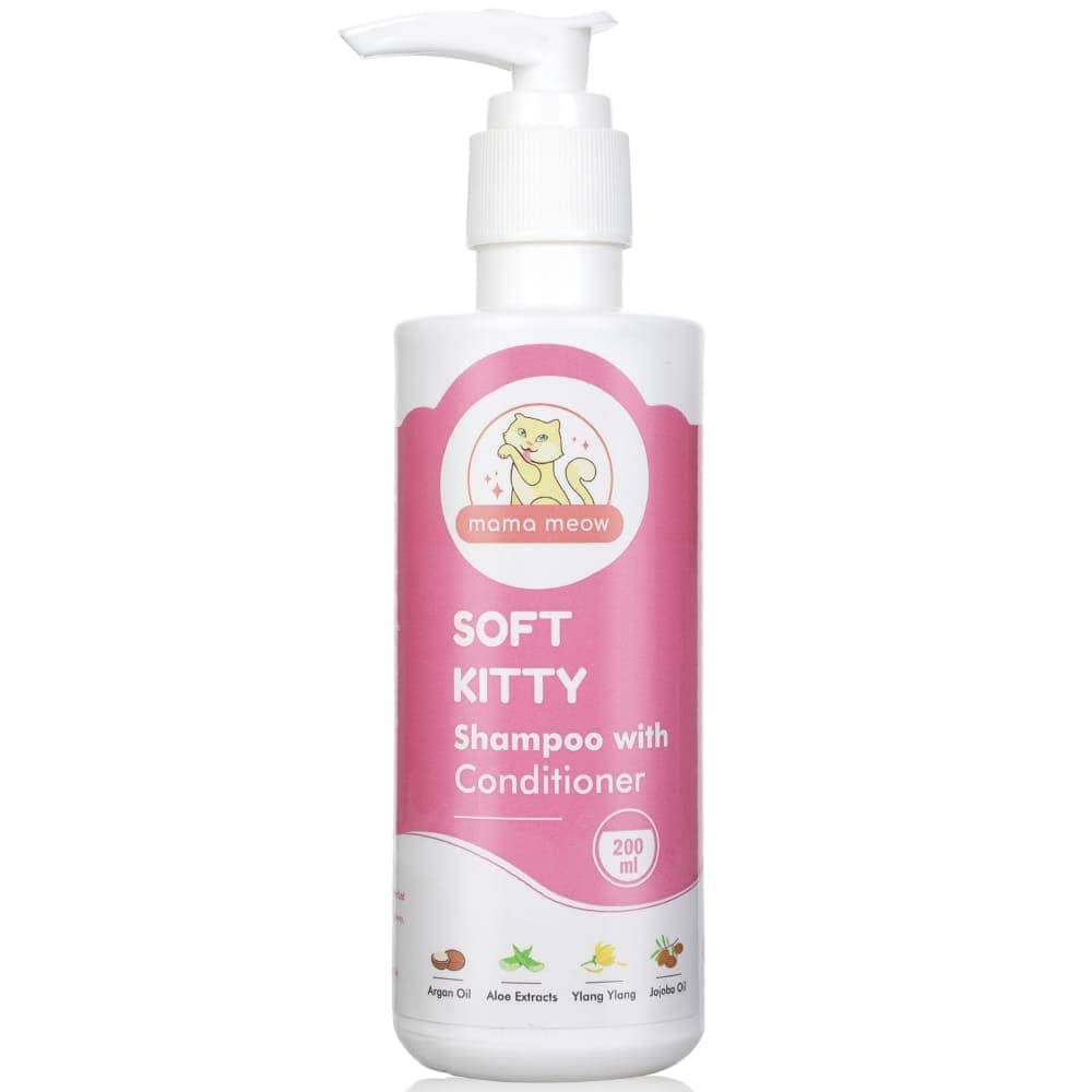 Mama Meow Soft Kitty Shampoo with Conditioner for Cats