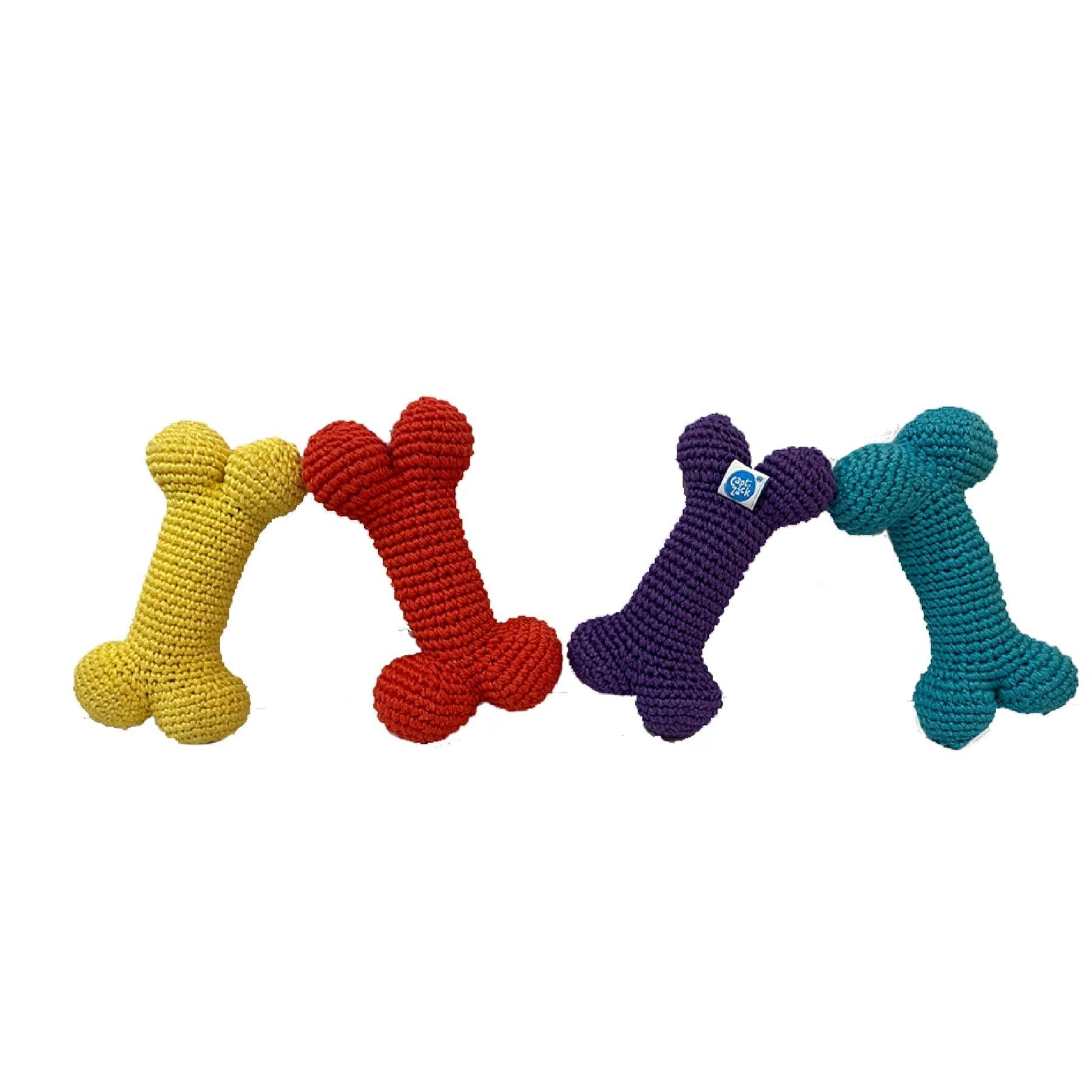 Captain Zack Crochet Bone Bisquit Toy for Dogs