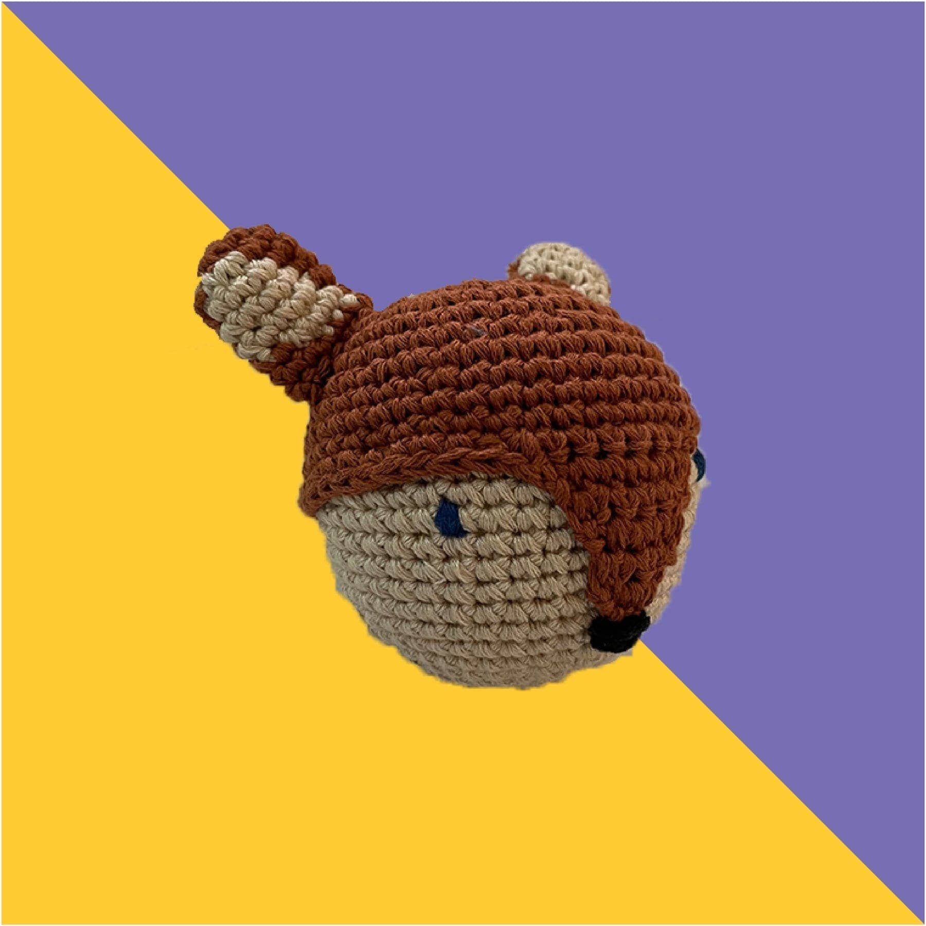 Captain Zack Crochet Fox Toy for Dogs