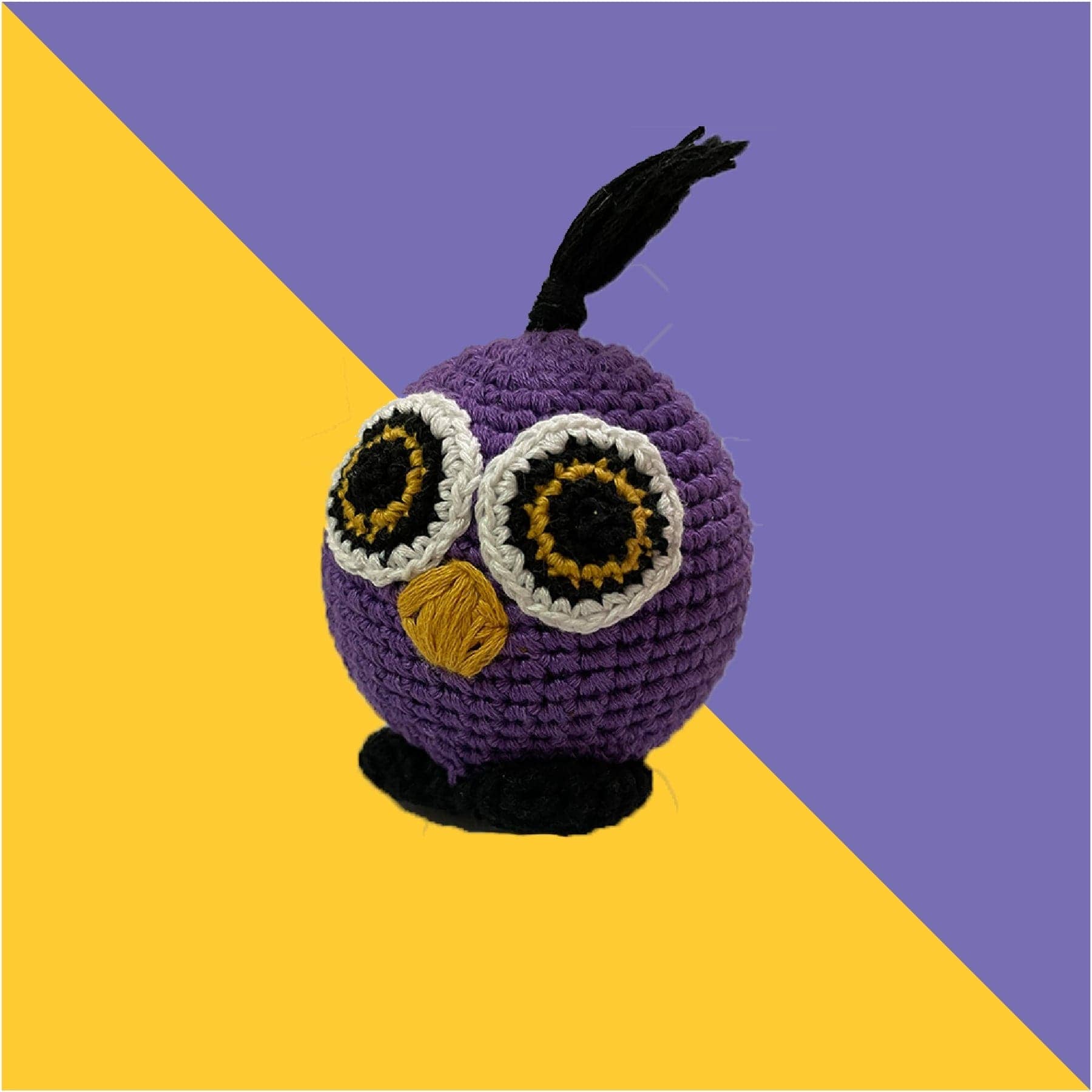 Captain Zack Crochet Owl Toy for Dogs