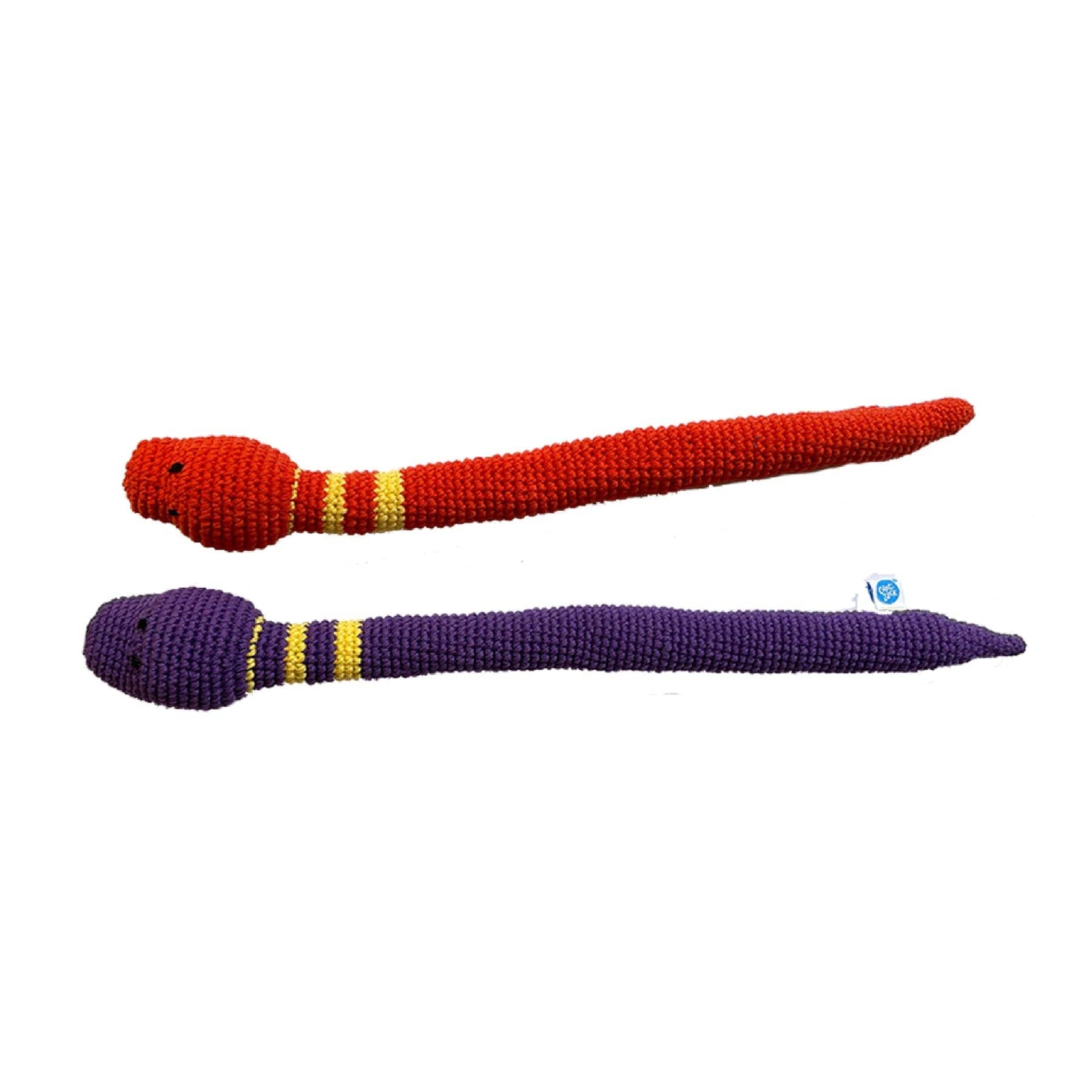 Captain Zack Crochet Snake Toy for Dogs