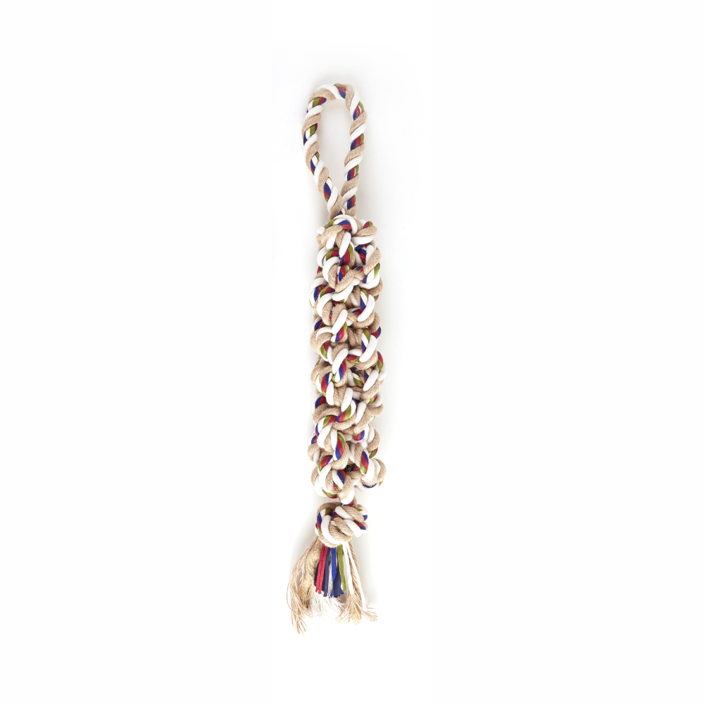 Fofos Flossy Rope Toy Braided for Dogs