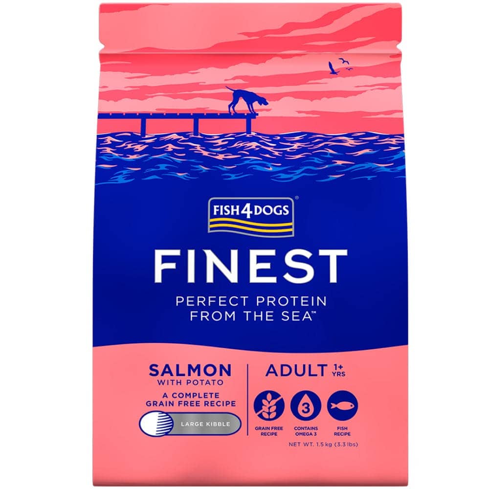 Fish 4 Dogs Finest Salmon with Potato Adult Dog Dry Food