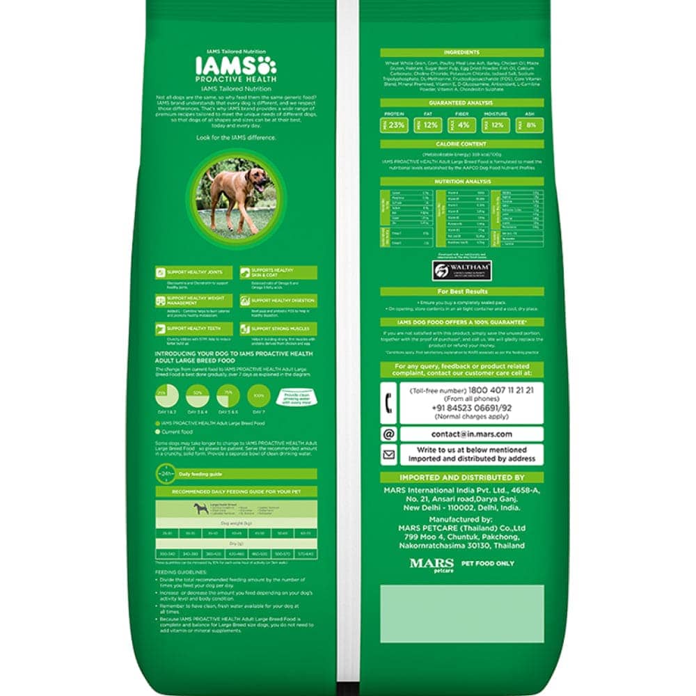 IAMS Proactive Health Adult Large Breed Dog Dry Food