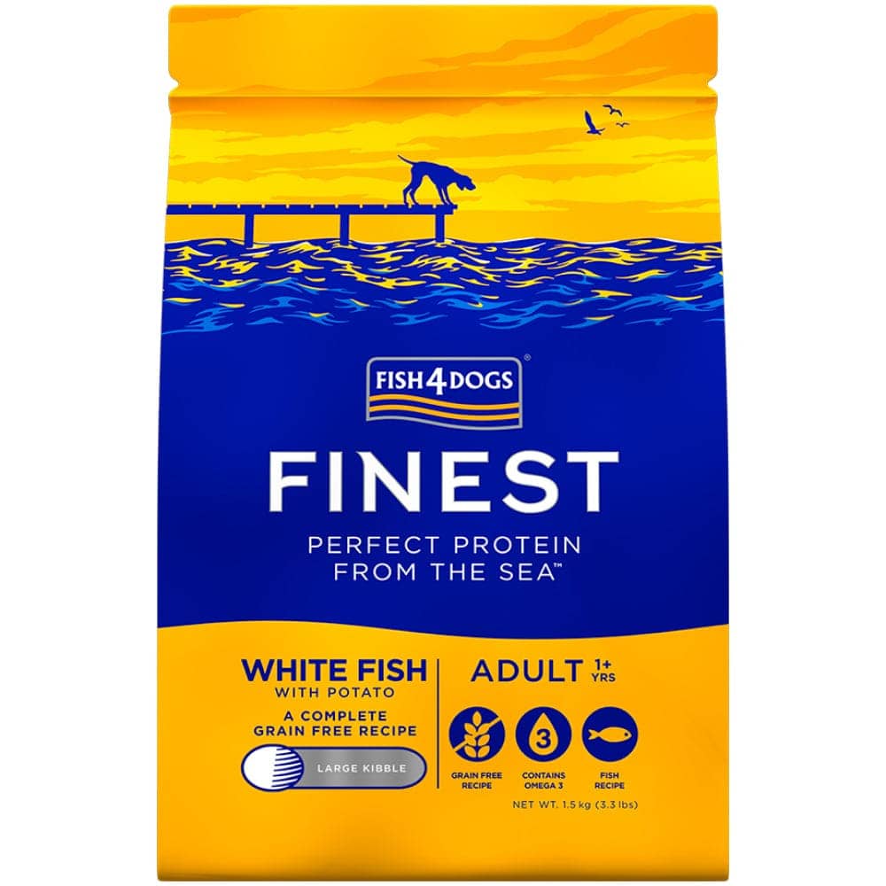 Fish 4 Dogs Finest White Fish with Potato Adult Dog Dry Food