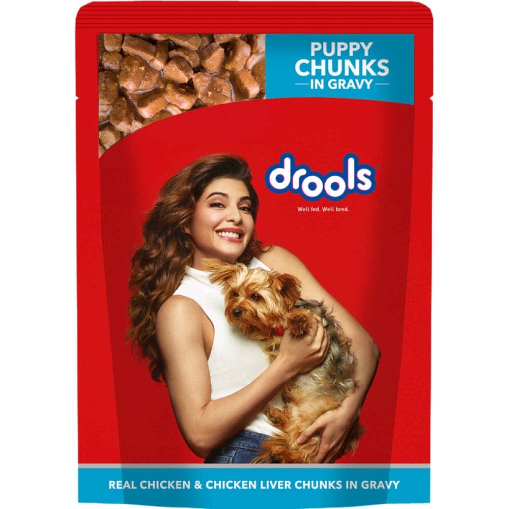 Drools Real Chicken & Chicken Liver Chunks in Gravy Wet Puppy Food