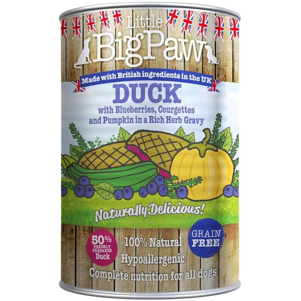Little Big Paw Duck Bluberries Courgette Pumpkin & Herbs Dog Wet Food