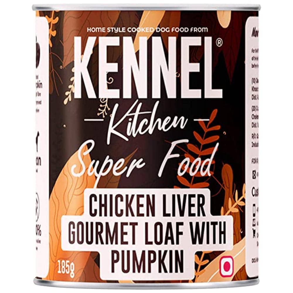 Kennel Kitchen Chicken Liver Gourmet Loaf with Pumpkin Dog Wet Food for Adults & Puppies