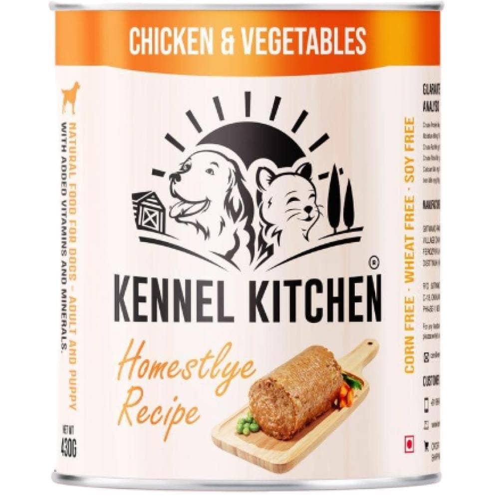 Kennel Kitchen Chicken and Vegetables Adult All Breeds Wet Dog Food