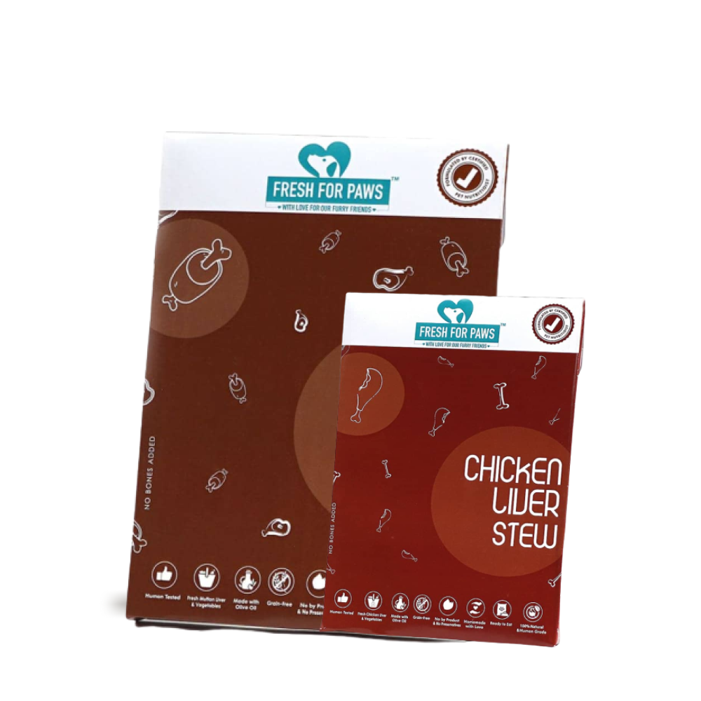 Fresh For Paws Mutton Liver Stew & Chicken Liver Stew Dog Wet Food