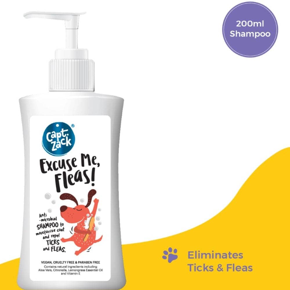 Captain Zack Excuse Me Fleas Shampoo for Dogs