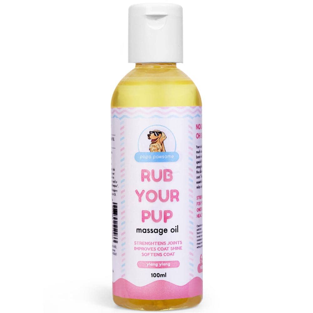 Papa Pawsome Rub your Pup Massage Oil for Dogs