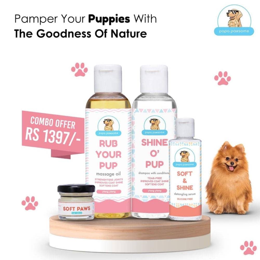Papa Pawsome Pamper Puppy Spa Kit for Puppies
