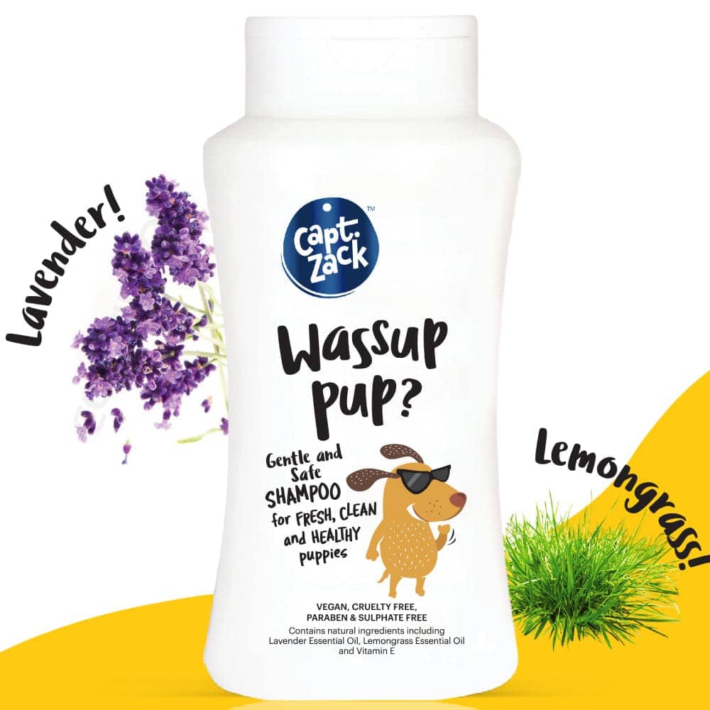 Captain Zack Wassup Pup? Sulphate Free Shampoo for Dogs