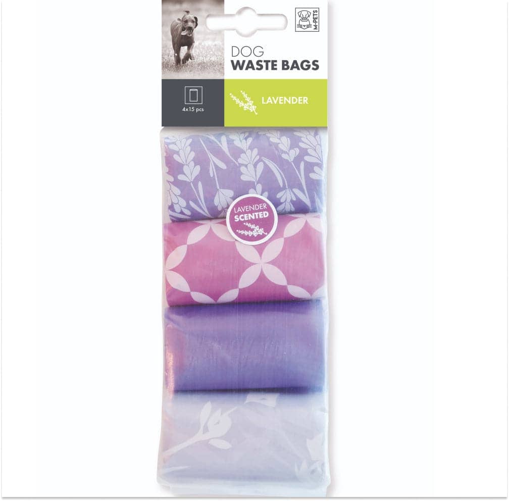 M-Pets POO Natural Vegetable Based Waste Bags for Dogs(Lavender Scented)