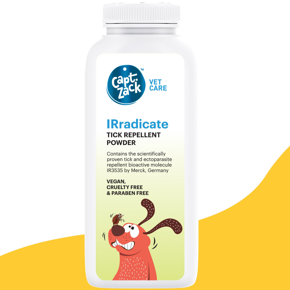 Captain Zack IRradicate Tick Repellent Powder for Dogs
