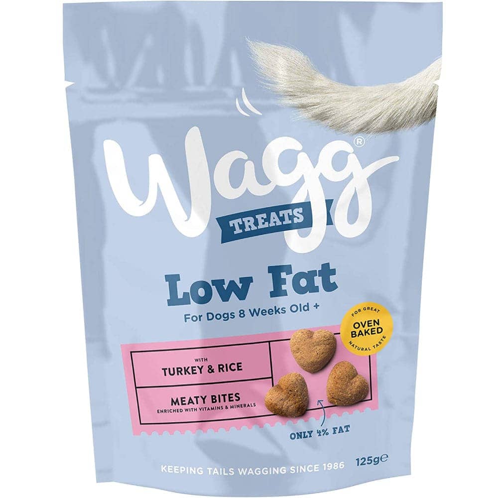 Wagg Turkey & Rice Low Fat Meaty Bites Dog Treats