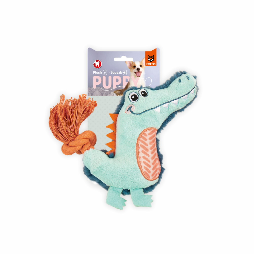 Fofos Puppy Alligator Toy for Dogs