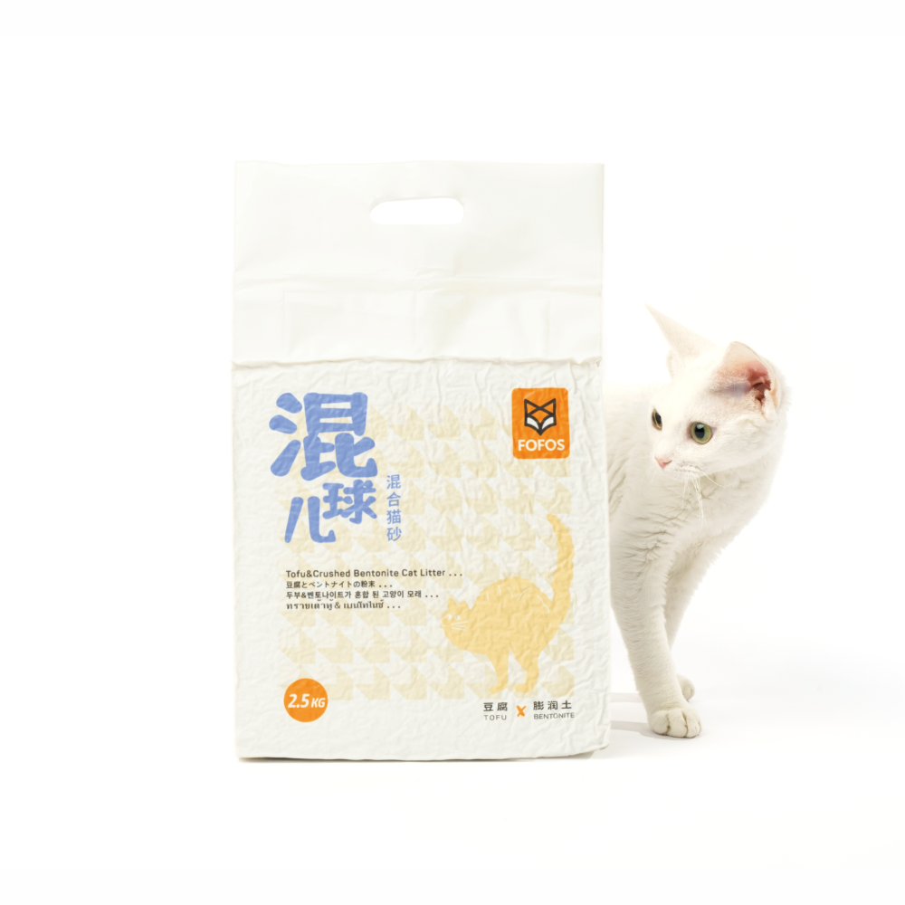 Fofos Tofu&Crushed Bentonite Cat Litter