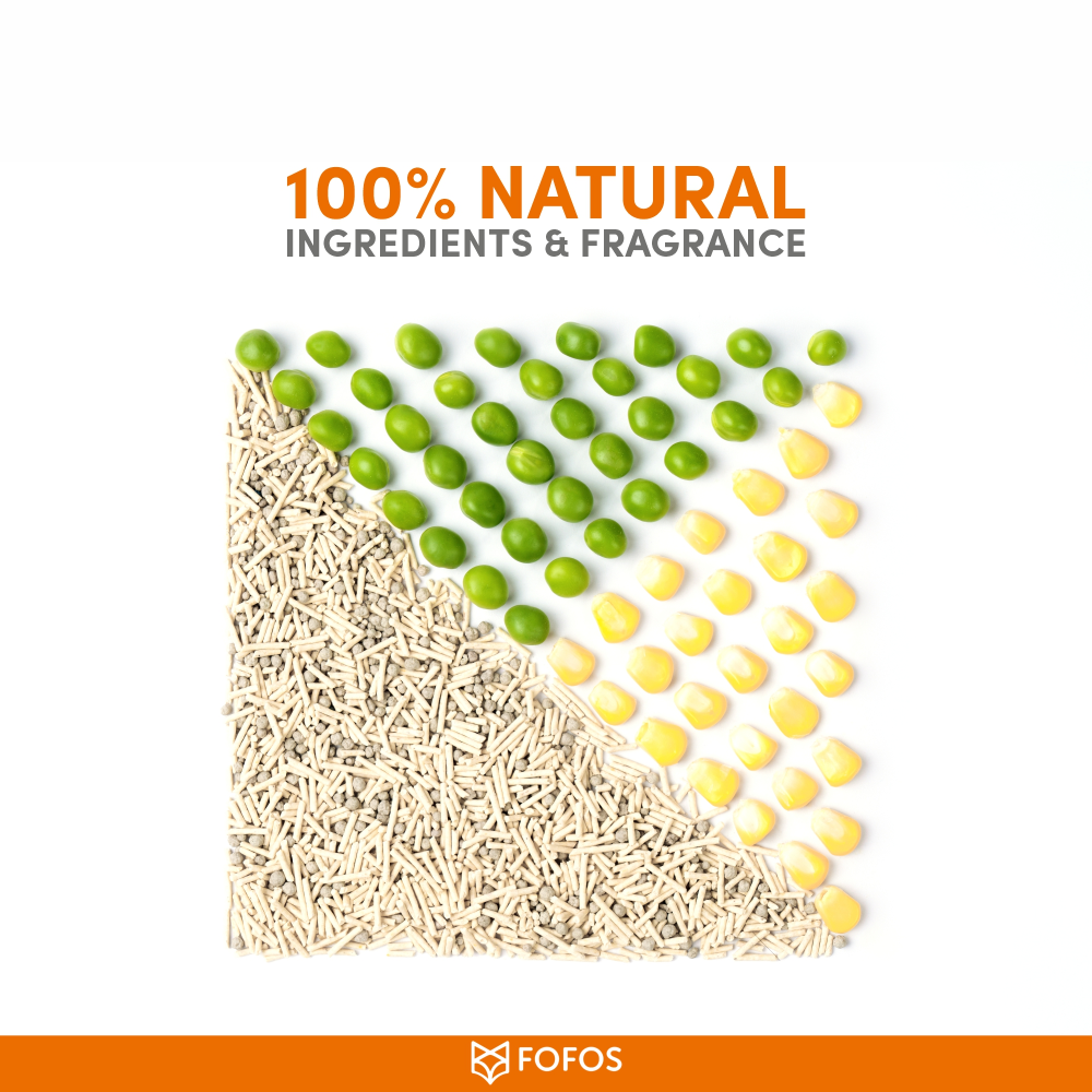Fofos Tofu&Crushed Bentonite Cat Litter