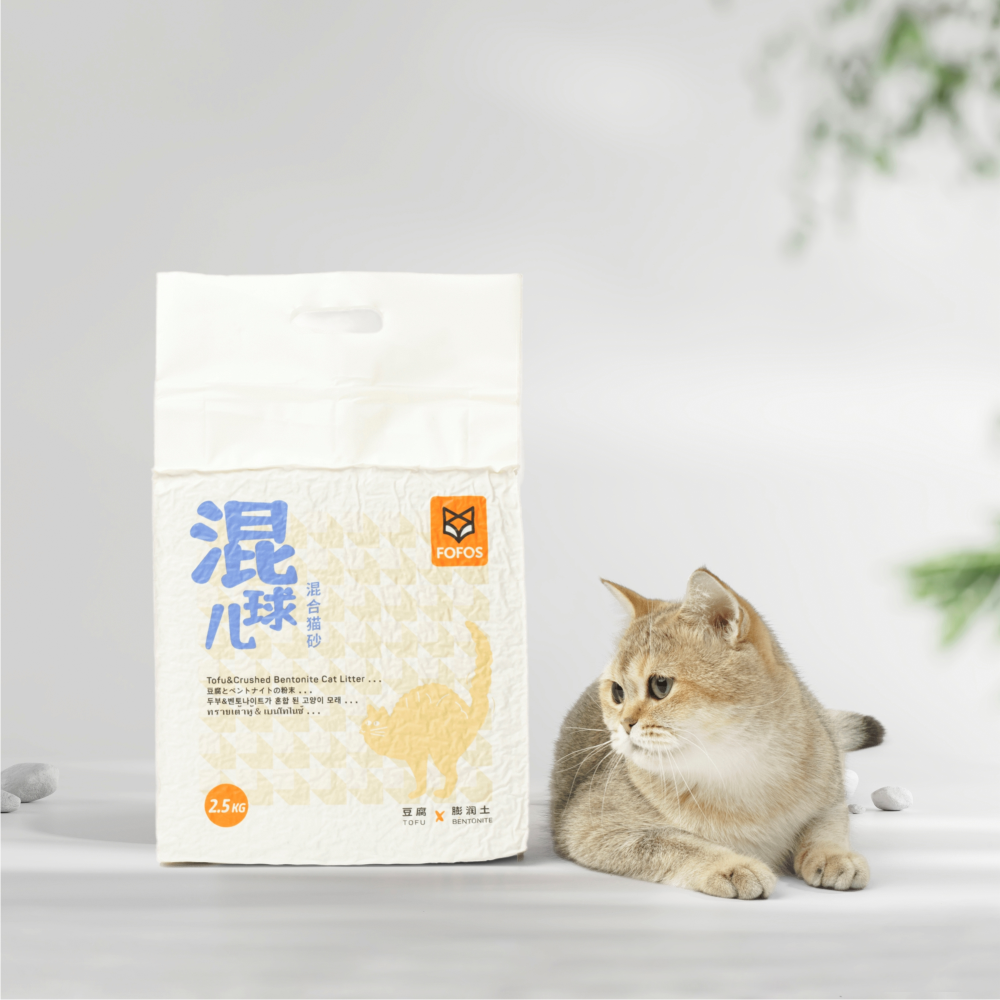Fofos Tofu&Crushed Bentonite Cat Litter